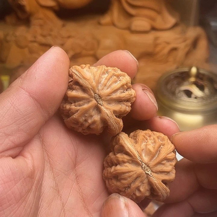 简***乐文玩核桃吊坠红锦鲤