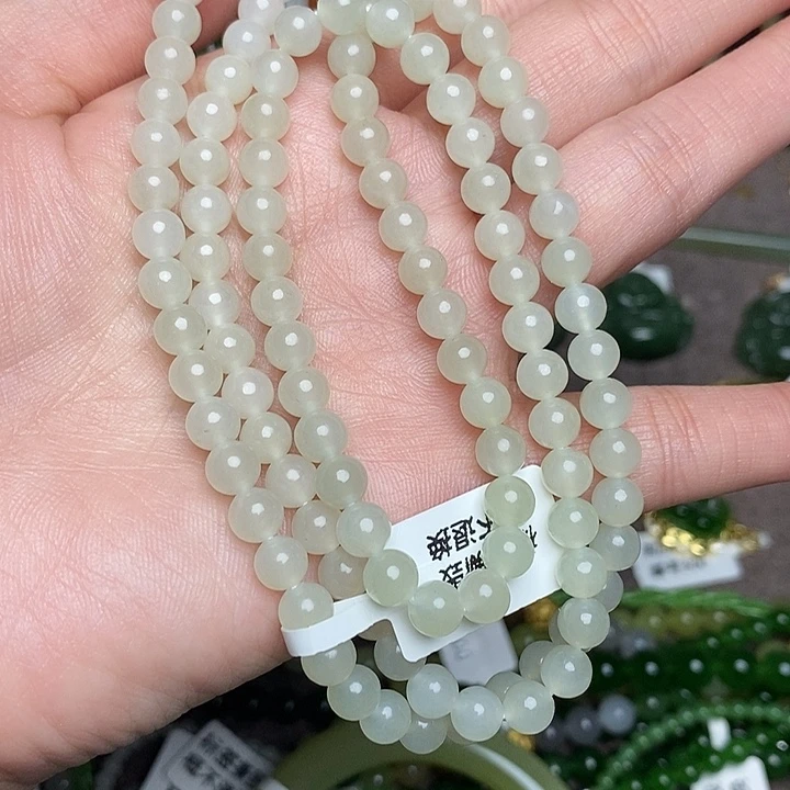 和田玉未镶嵌手链