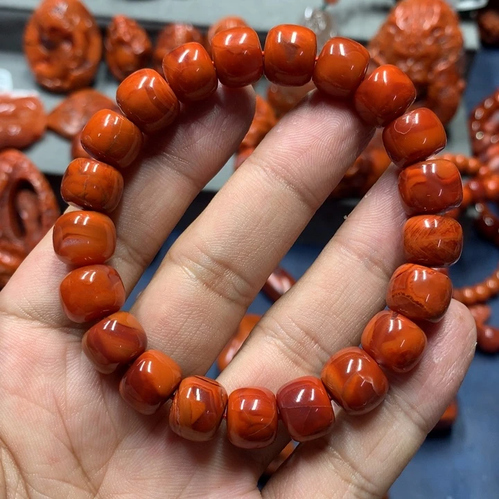 手串未镶嵌南红玛瑙11m m