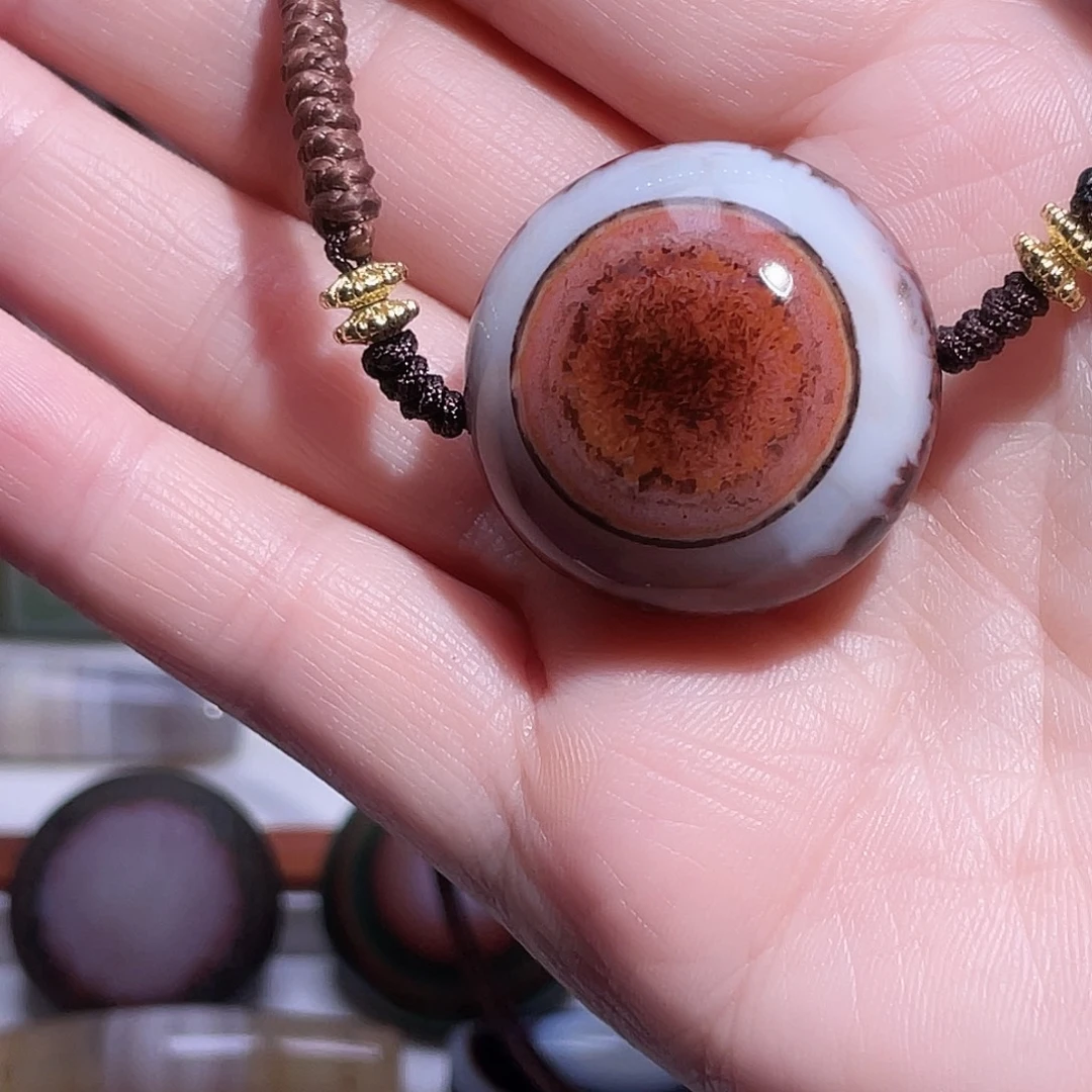 沣***額玛瑙未镶嵌吊坠玛瑙珠