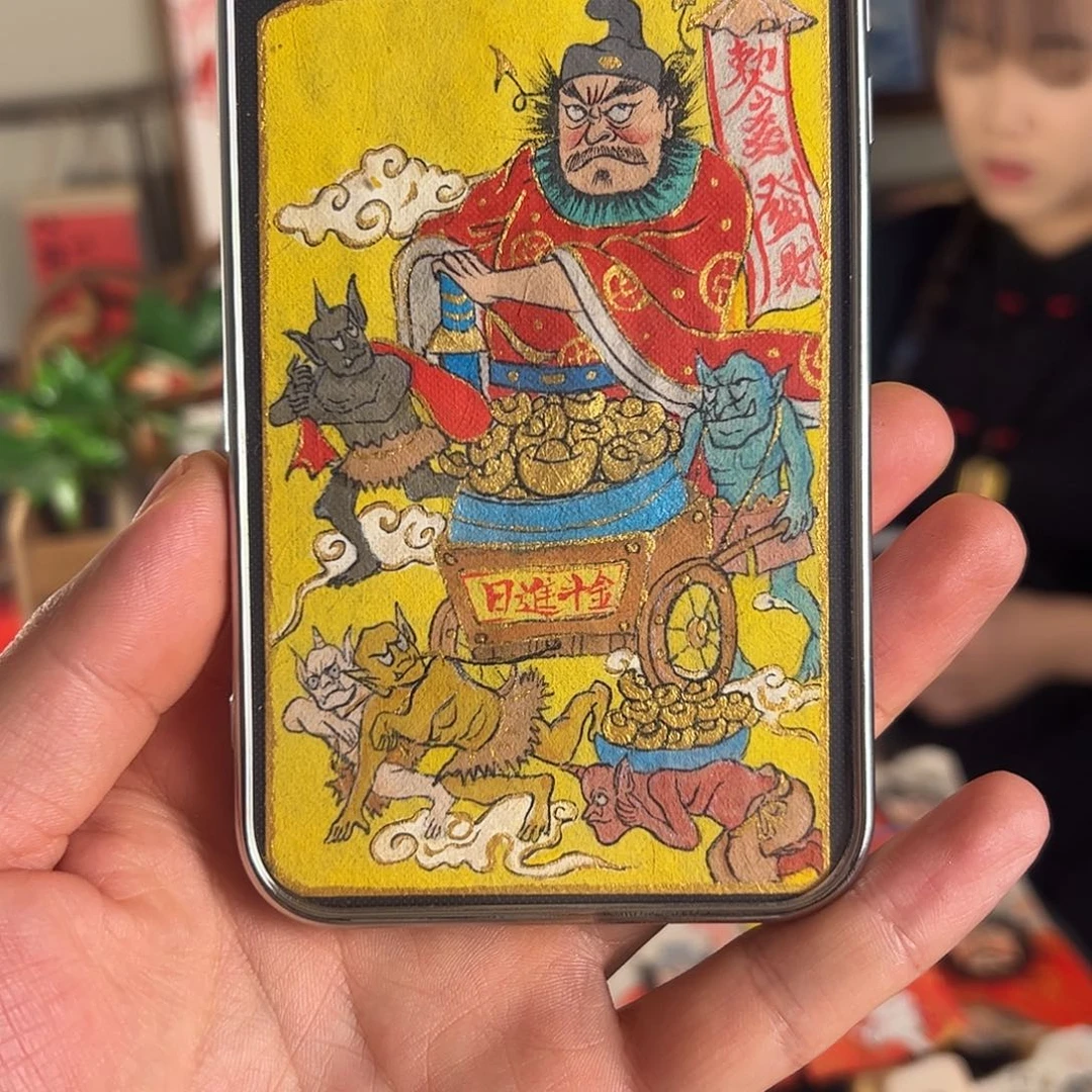 掌****纯手绘钟馗文创画