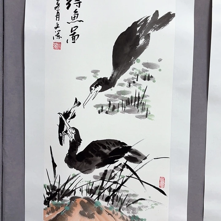 国画亲笔手绘放心去藏