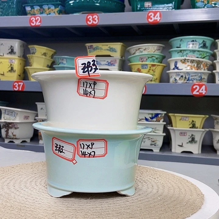 紫砂花瓶紫砂花盆