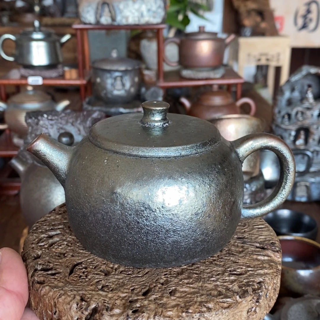 建水紫陶，全手工纯柴烧茶器