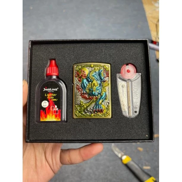 精亮灵动貔貅煤油打火机原装创意个性国潮