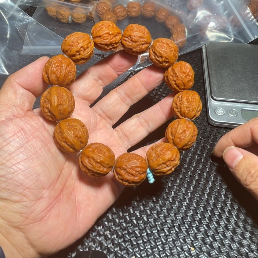手串文玩核桃京八棱龙珠22
