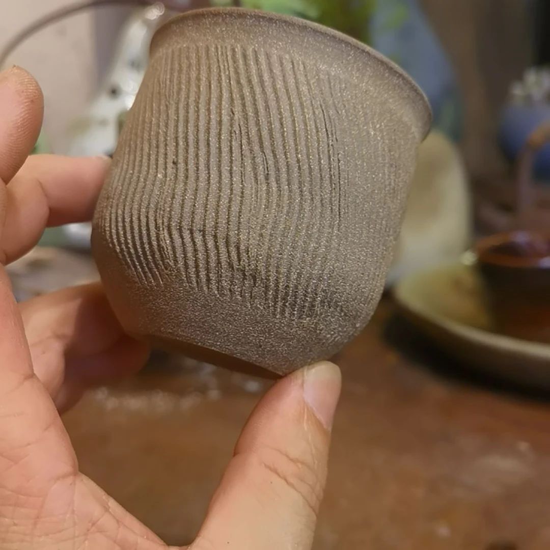 摆件手工高温原矿窑变特价不退不换