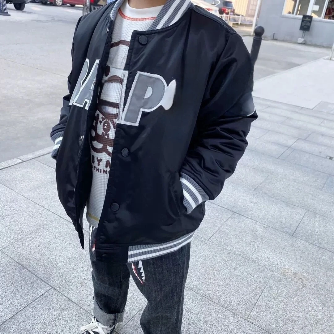 1093【字母贴布】休闲百搭帅气冬季儿童棉服