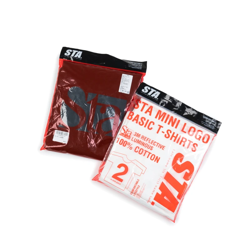 STA2025夏季迷你标志纯棉纯色简约舒适基础打底短袖T恤两件套