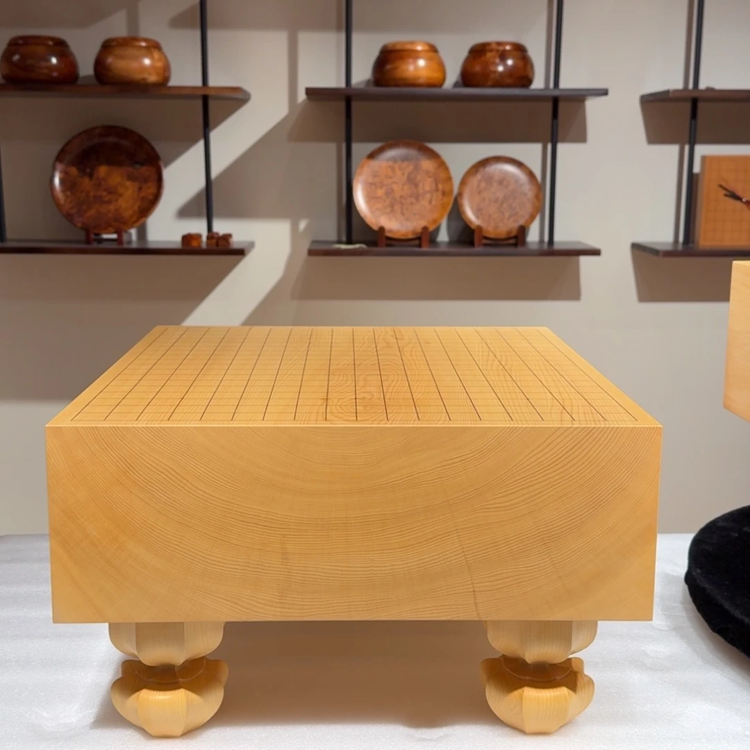 木质日本榧4.8寸棋墩围棋棋盘