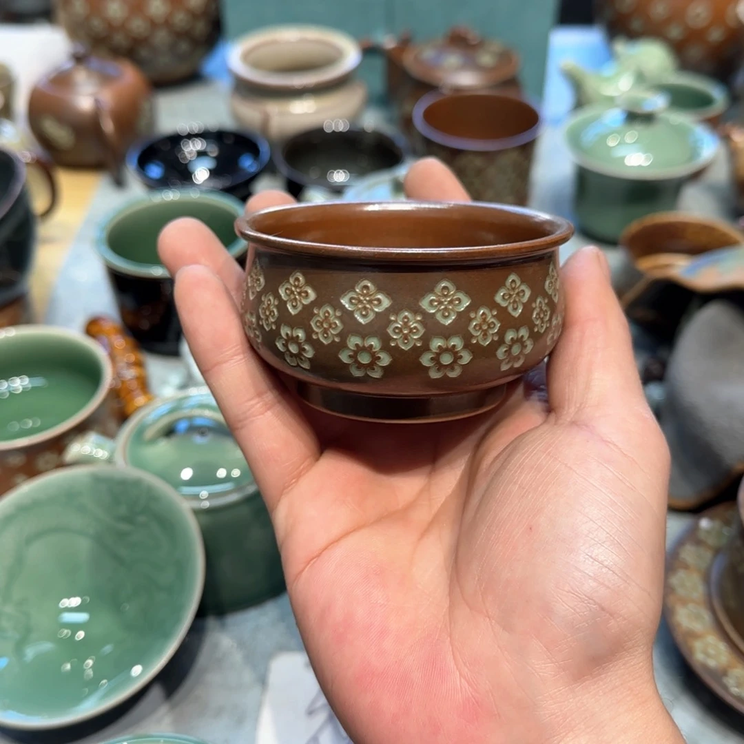 小金茶具青瓷茶器