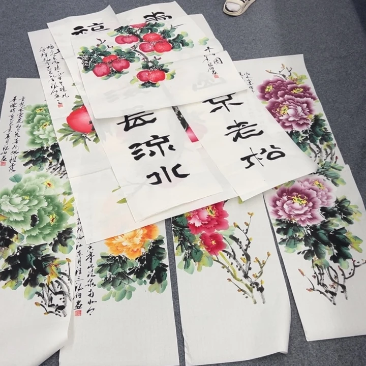国画宣纸纯手绘字画