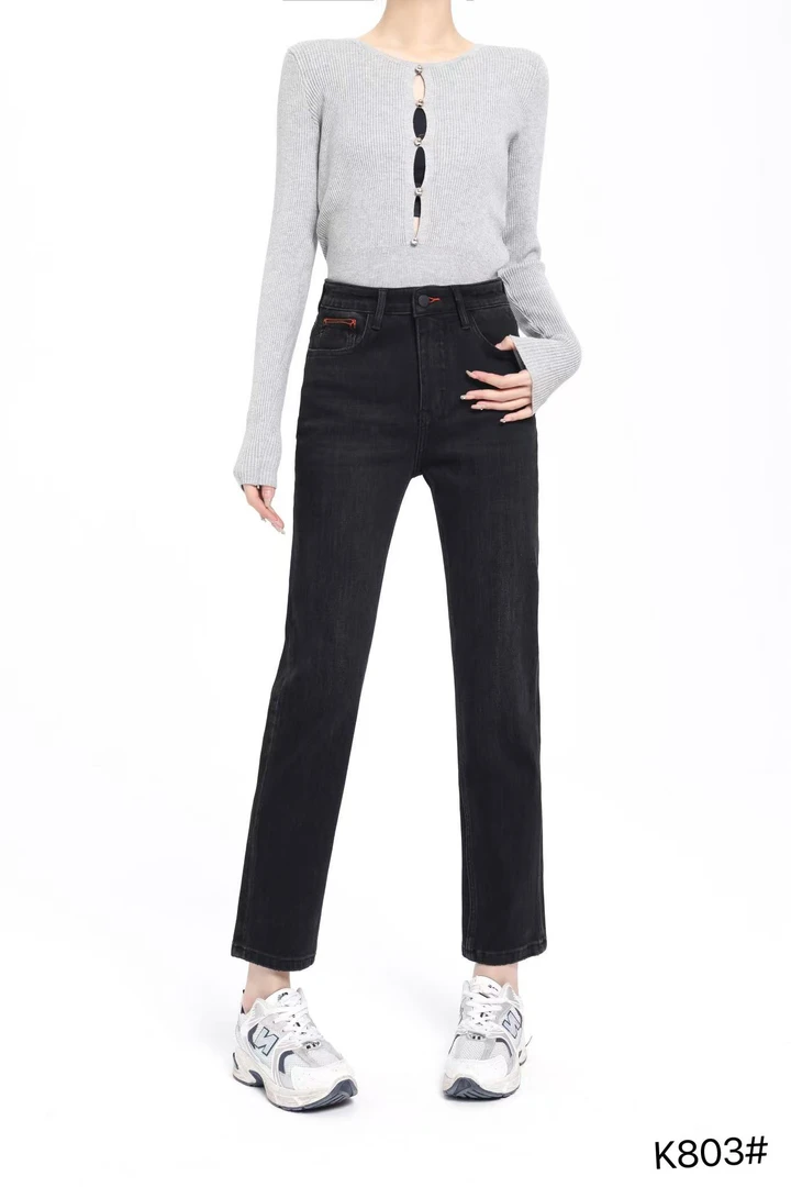 【四姐家】水洗牛仔裤烟管裤 803
