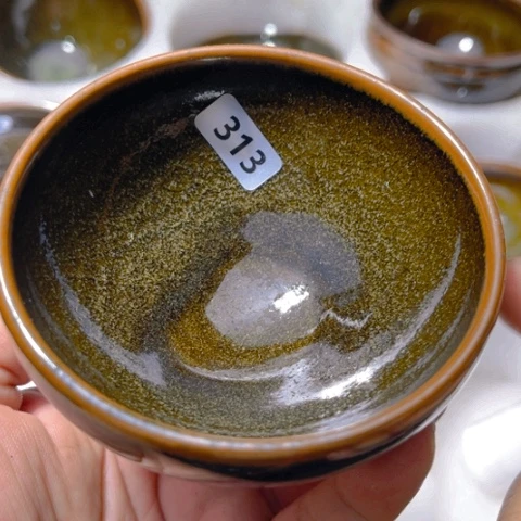 茶盏原矿原釉柴烧建盏