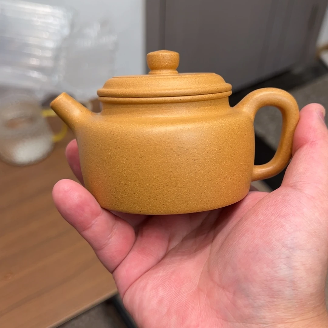 茶壶紫砂微瑕160cc黄金段德钟