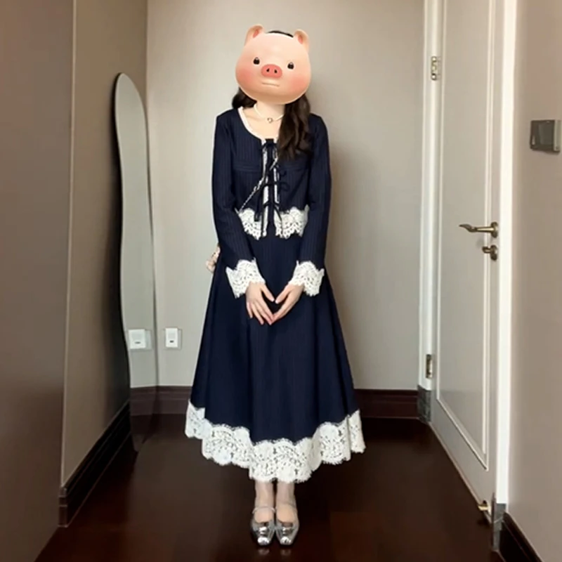 法式气质高级感长裙套装秋季穿搭2025新款早秋韩系穿搭0310