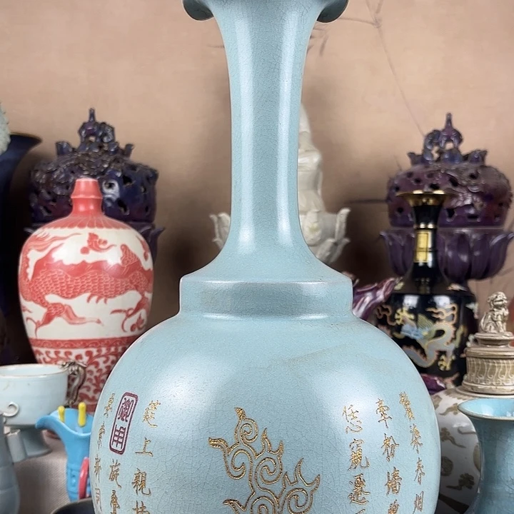 摆件瓷器好漂亮呀