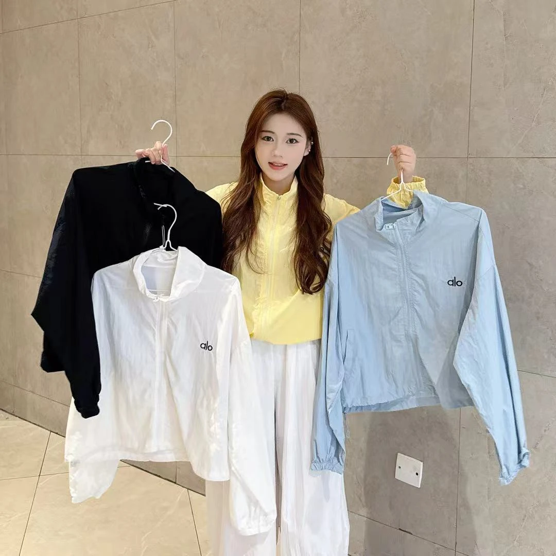 小个子韩系百搭立领拉链防晒外套夏季薄款休闲时尚宽松速干上衣