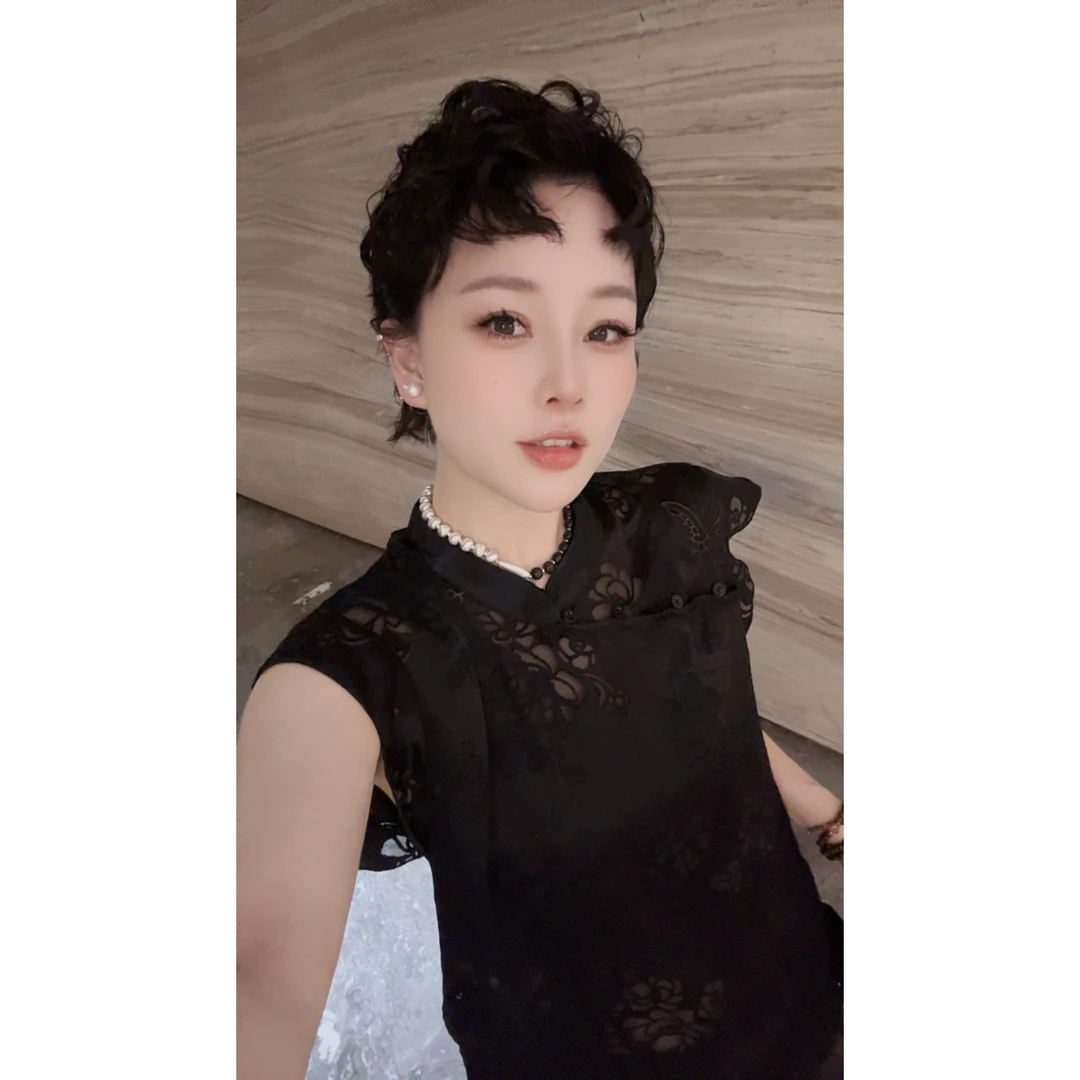 《有钱花国风》新款1188立领中式小衫女装时尚国风提花唐装盘扣衫