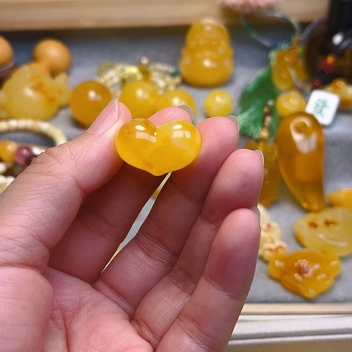 蜜蜡颈饰未镶嵌蜜蜡