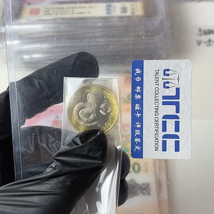塑料一***1纪念币一枚。