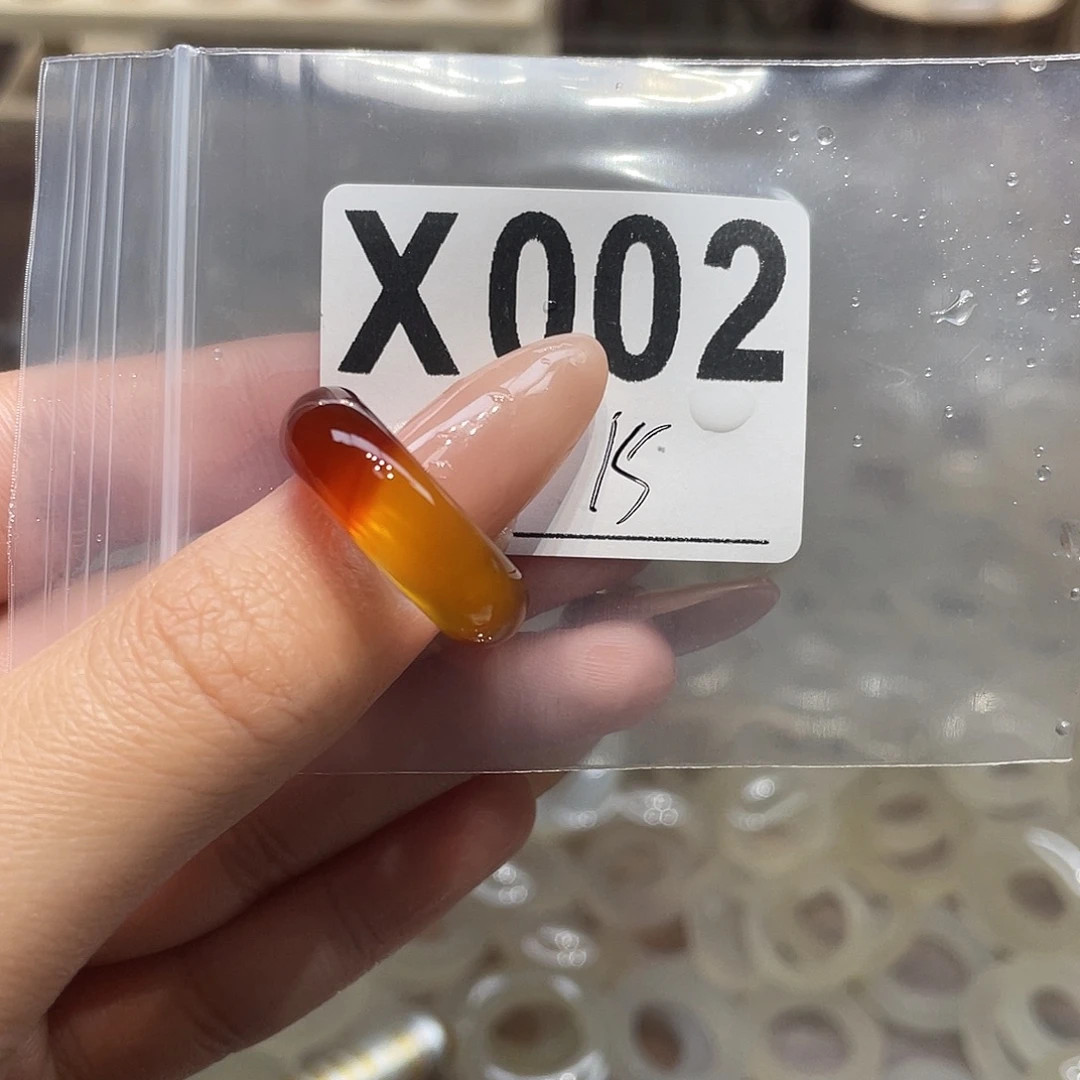 玛瑙/玉髓未镶嵌戒指002