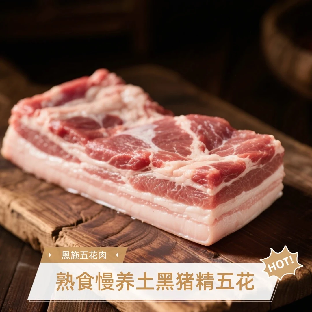 现称恩施土黑猪 五花类【现称链接】