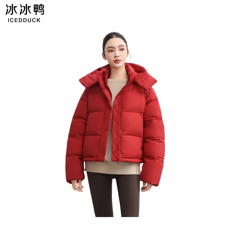 冰冰鸭Z2024冬季新款95白鸭绒户外时尚休闲运动云朵泡芙羽绒服