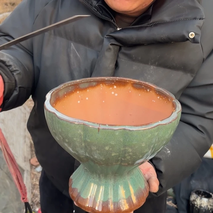 红陶花盆 口径 高度