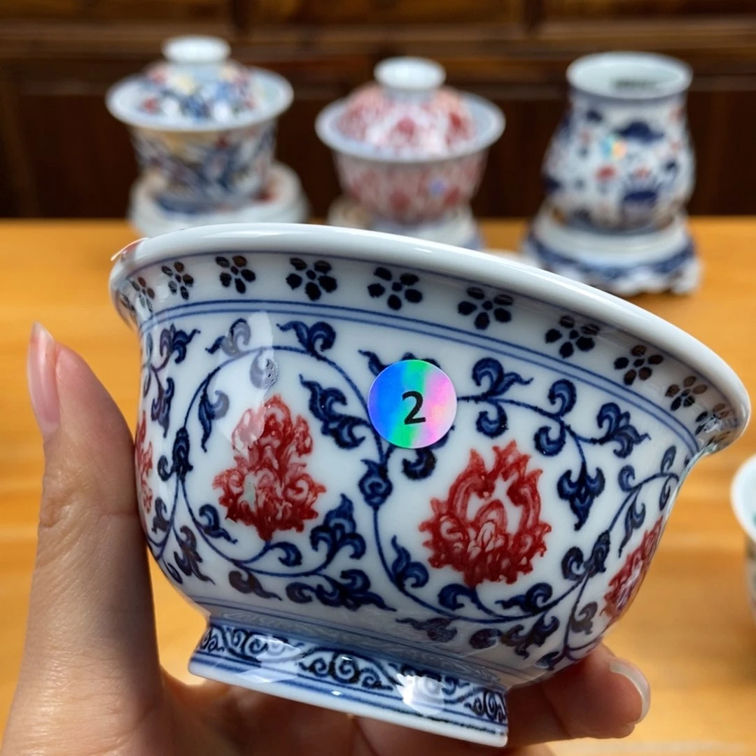 手绘现代茶具非古董