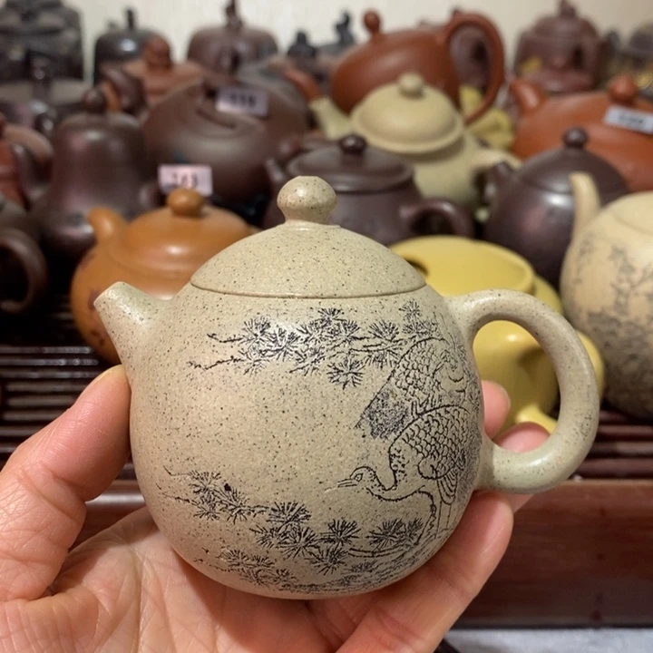 紫砂茶壶微瑕处理一把