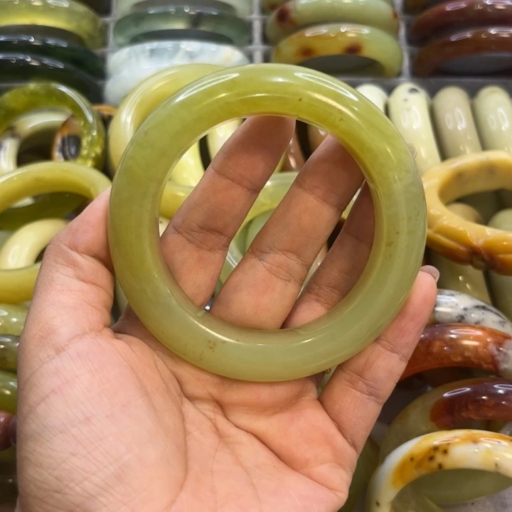 蛇纹石玉合金手镯