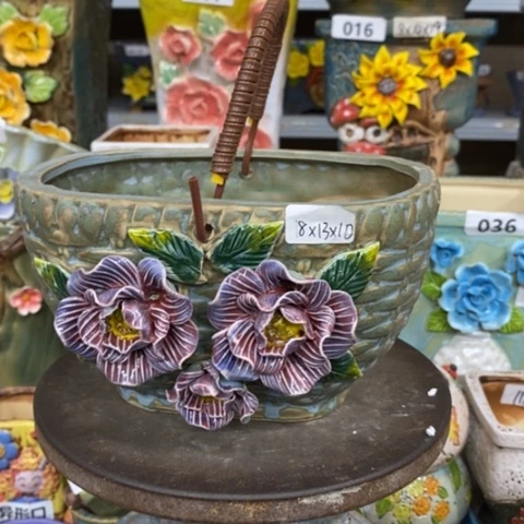 【闪购商品】红陶粗陶材质多肉花盆