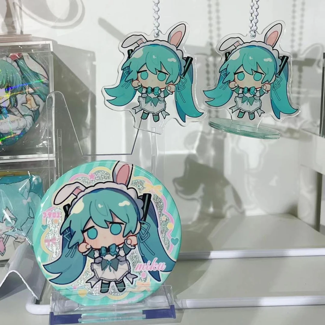 【鸟鸟谷子店】初音未来女仆Q版原创正版同人周边吧唧立牌挂件