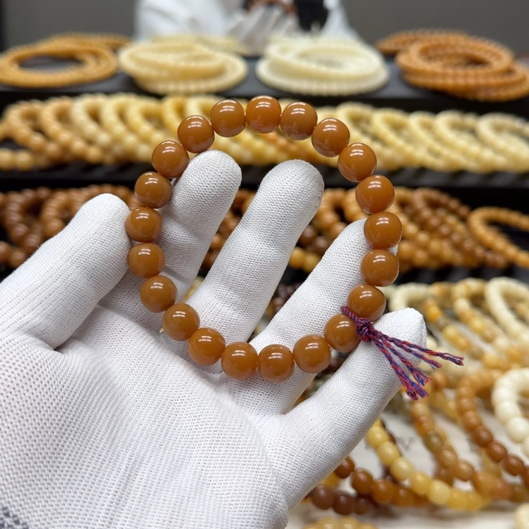 手串菩提根/象牙果卡11 珑珠 11年 微瑕