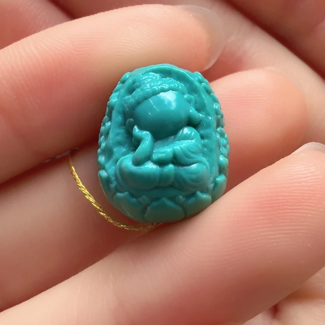 绿松石未镶嵌颈饰