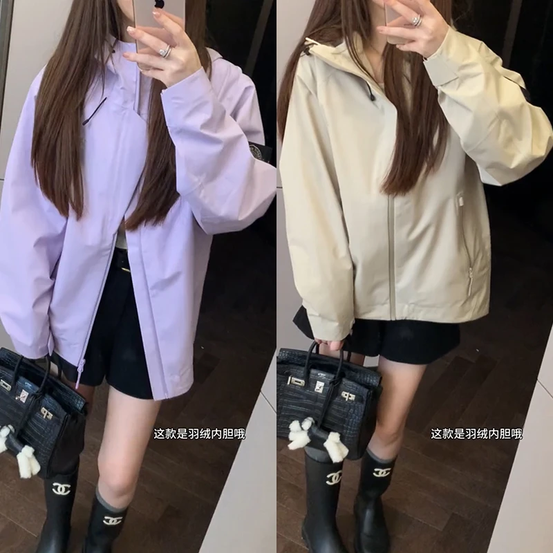 【mimius】喵喵 三合一保暖冲锋衣外套+羽绒服内胆两件套 F09267