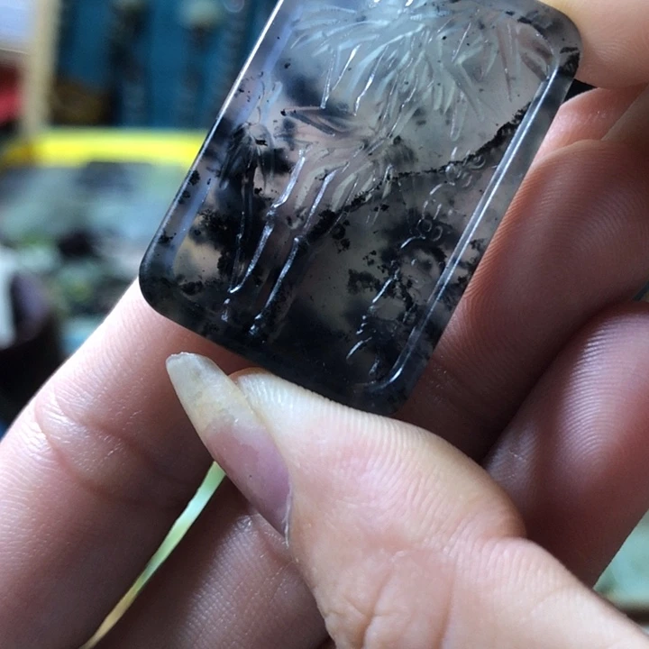 岫玉未镶嵌岫玉挂件