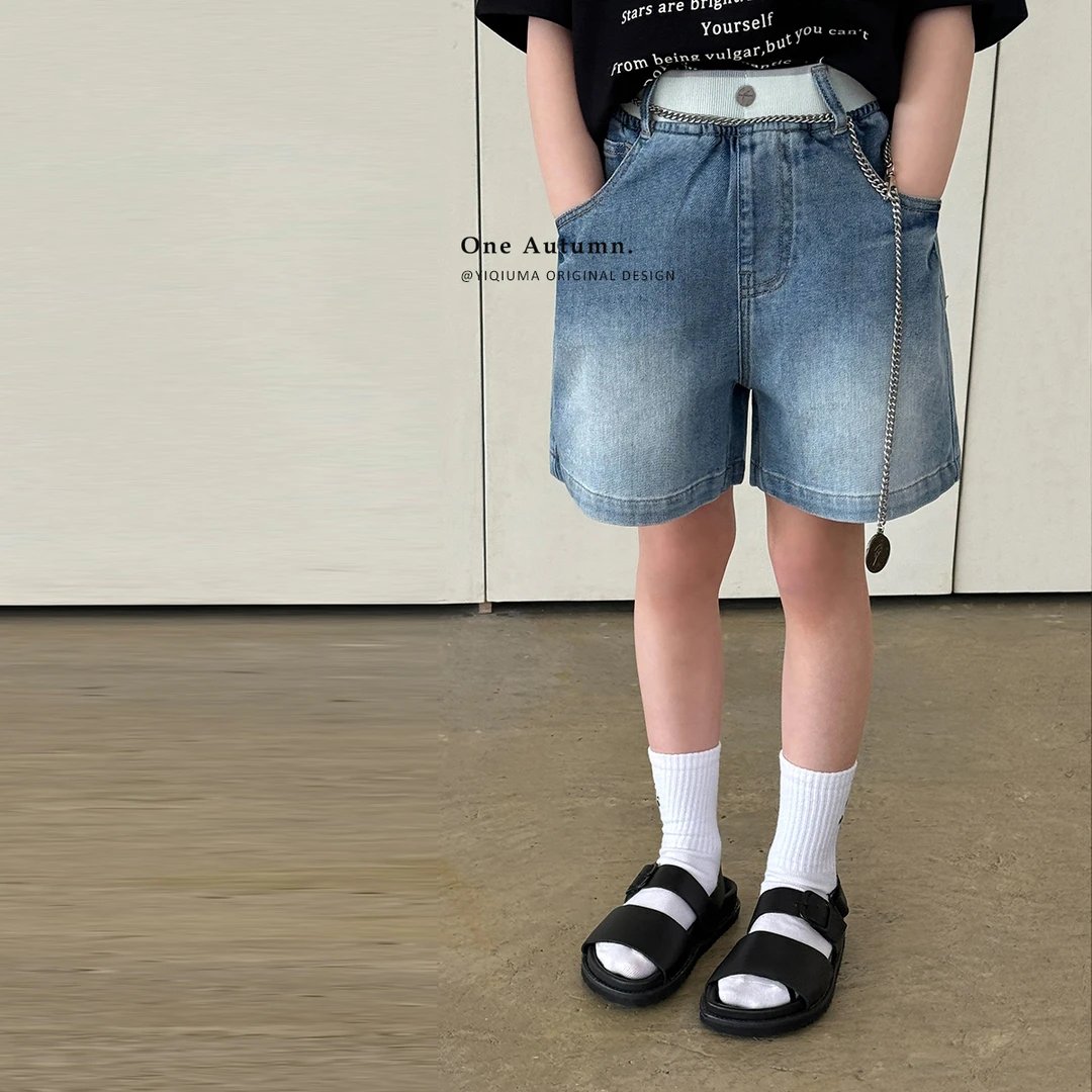 「壹秋.ONE AUTUMN」【社牛】显瘦牛仔短裤女童夏【GX591】
