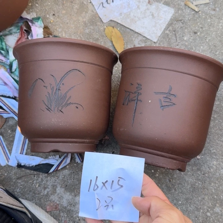 紫砂花盆特价商品