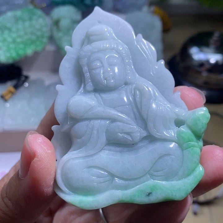 【闪购商品】颈饰未镶嵌翡翠观音