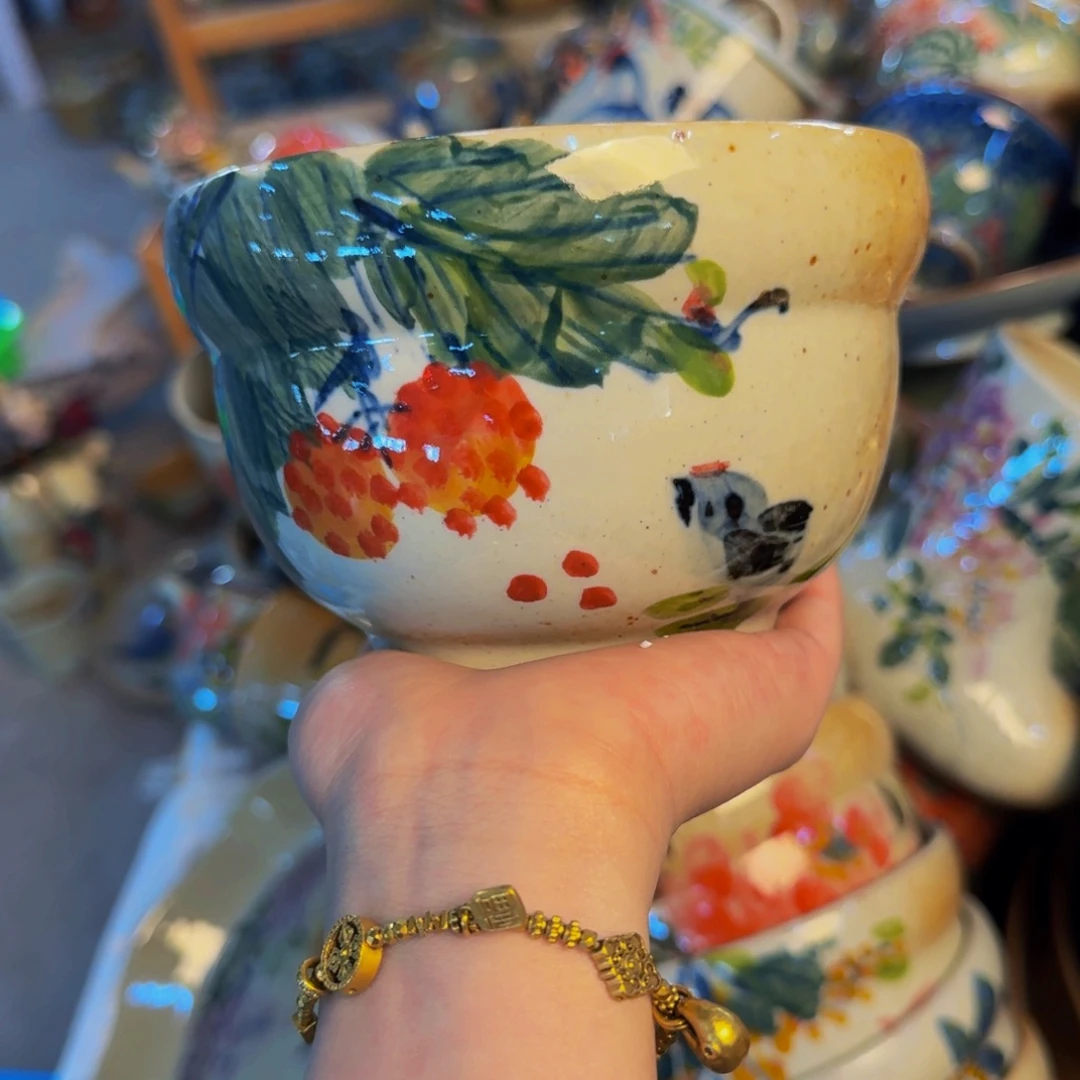 瓷片景德镇陶瓷手工手绘