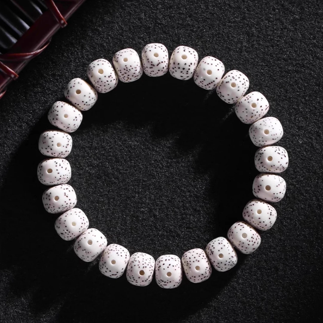 【明珠出海】海南星月菩提手串正品原生态月朗星稀顺白高密文玩手链