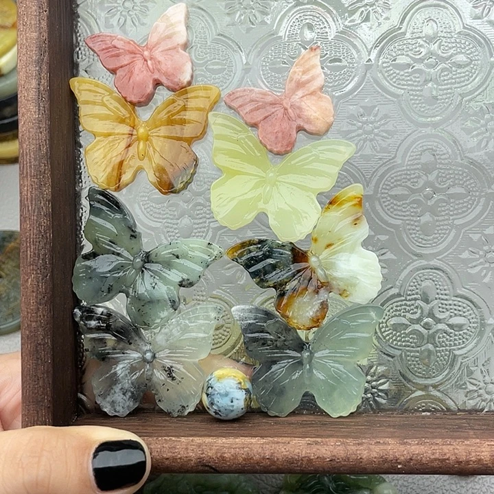 蛇纹石玉合金颈饰6