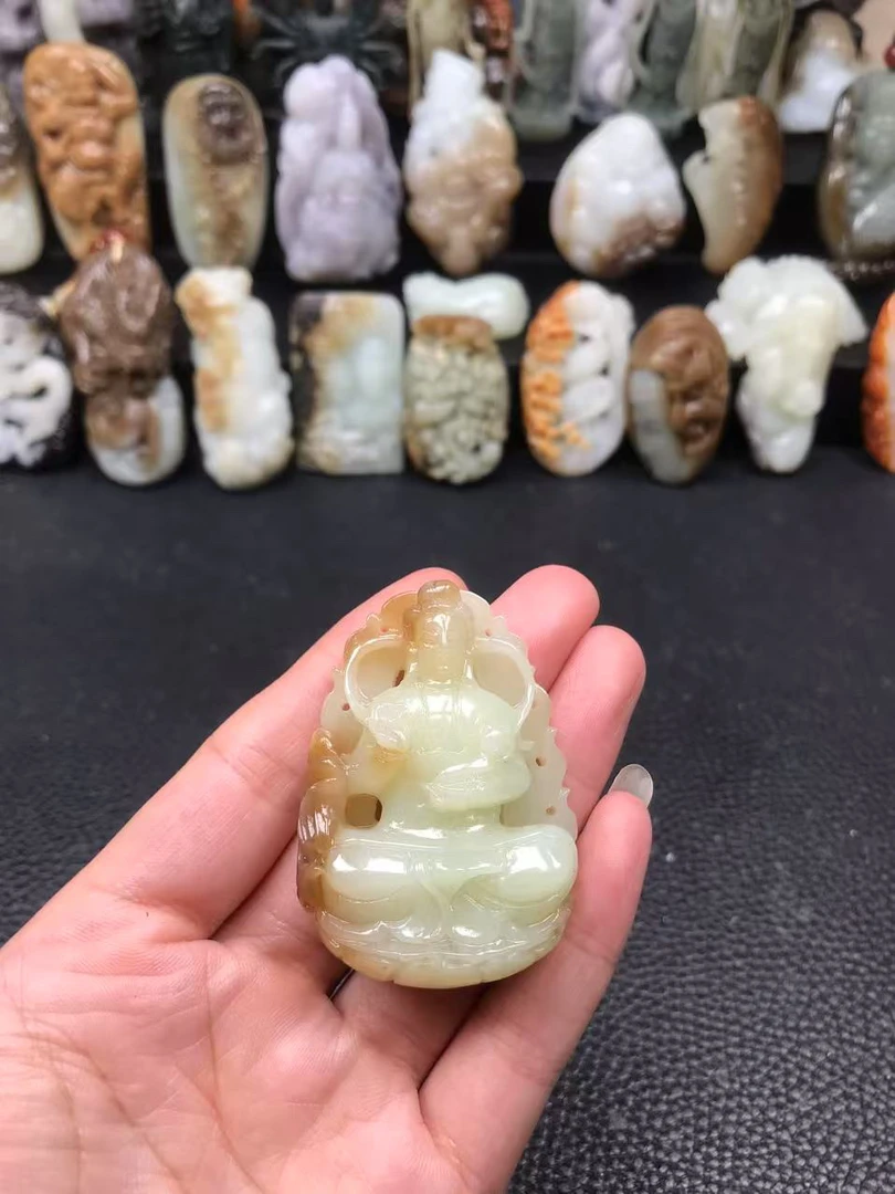 和田玉观音实物漂亮