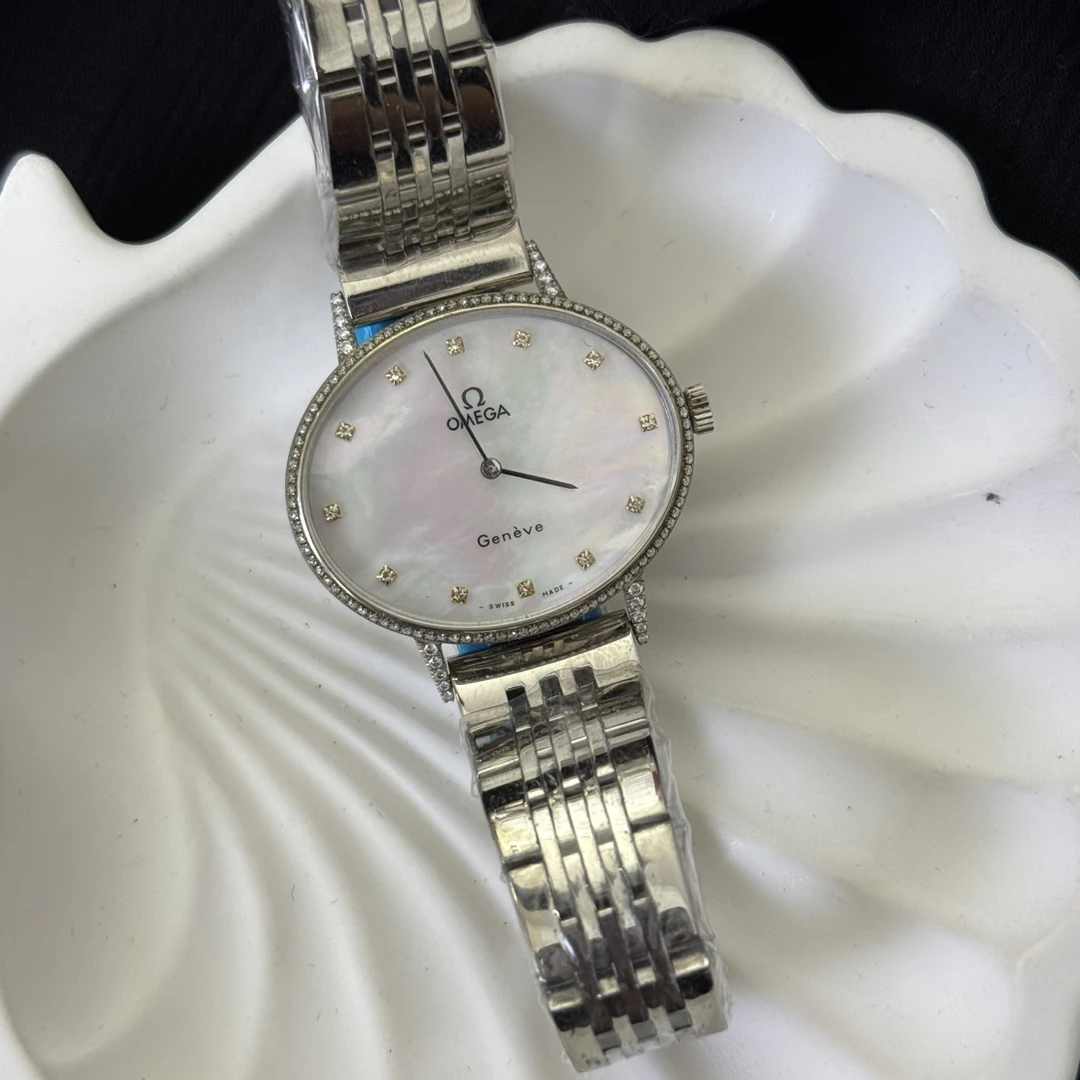 95新 Omega/欧米茄 后钻贝母盘手动机械sj6654