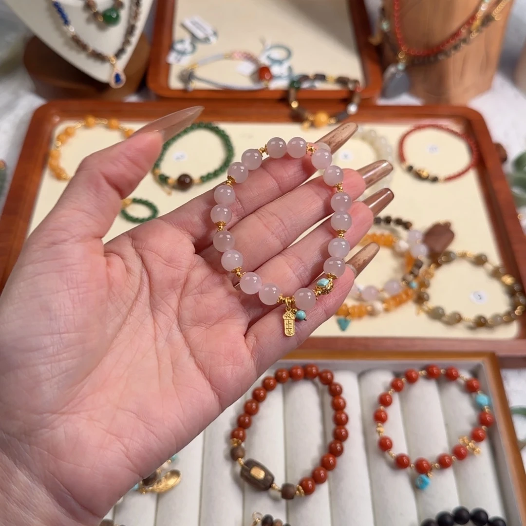 和田玉手串未镶嵌小*羊