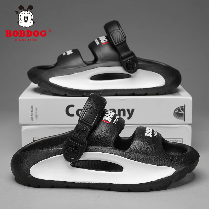 巴布豆儿童凉拖鞋男女童夏季防滑外穿沙滩鞋凉鞋软底宝宝鞋JD-11