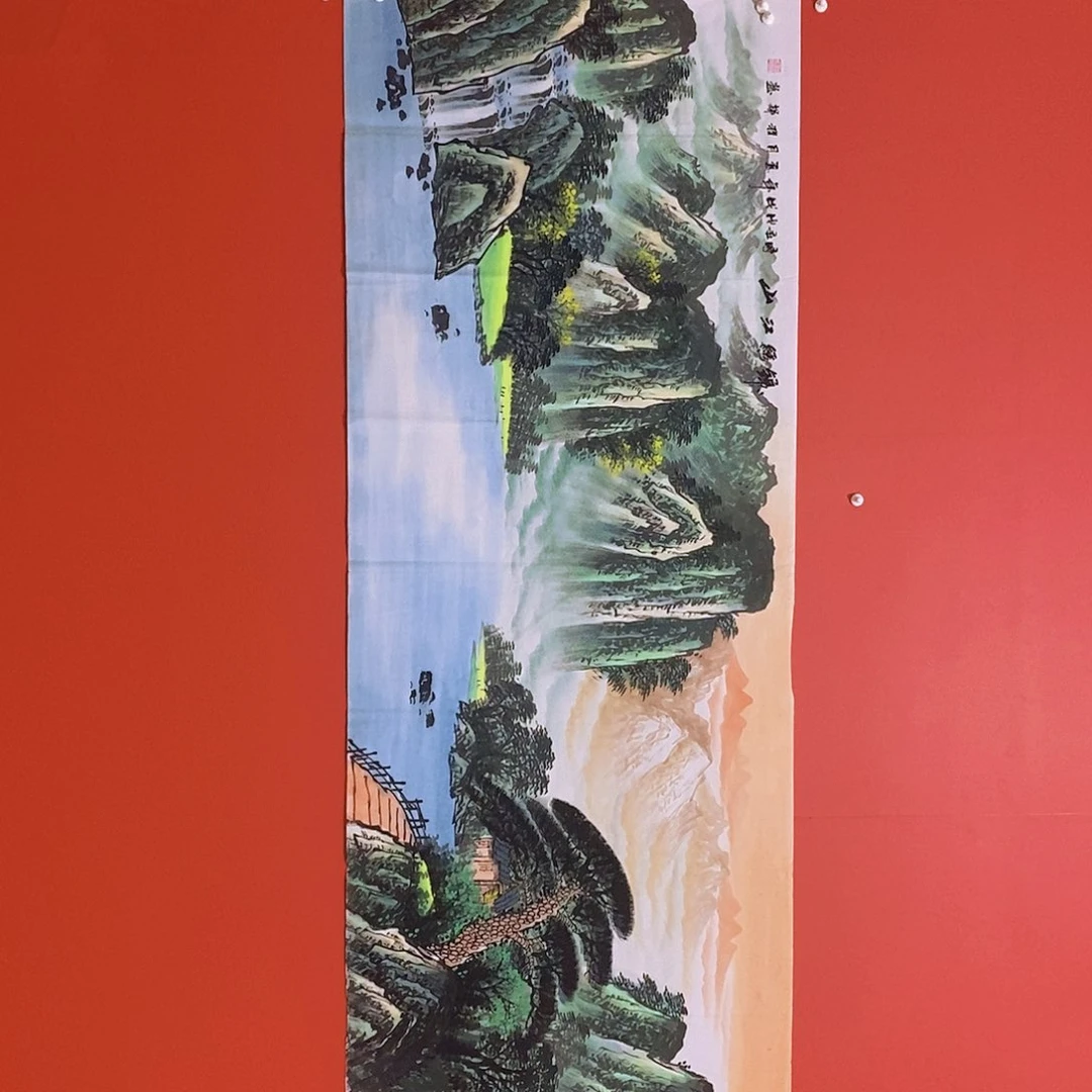 国画山水花鸟国画作品