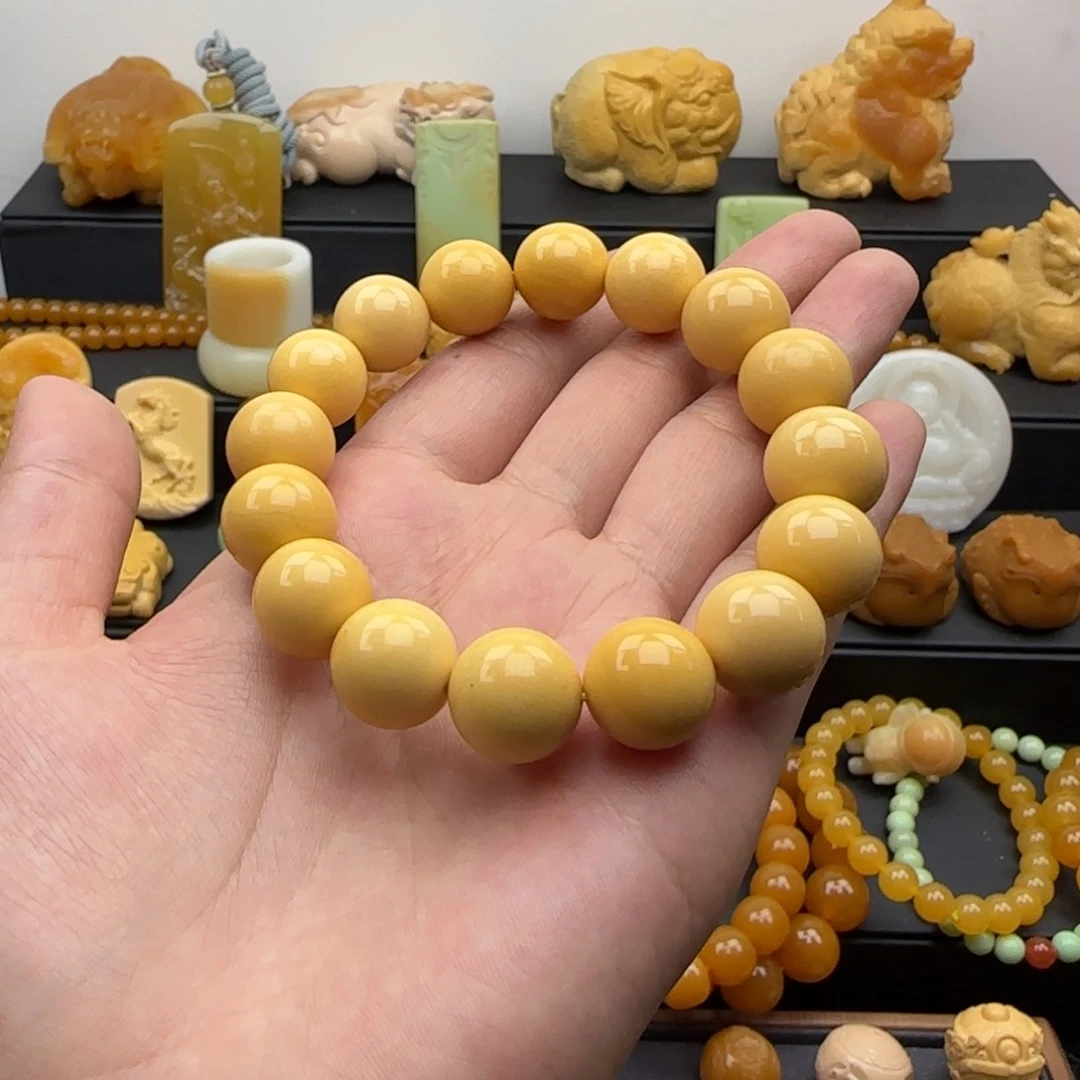 石英质玉未镶嵌颈饰李*花